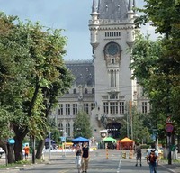 A street in modern Iasi