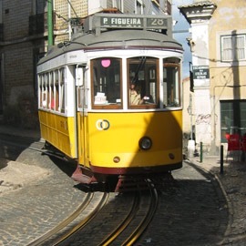 A Lisbon tram